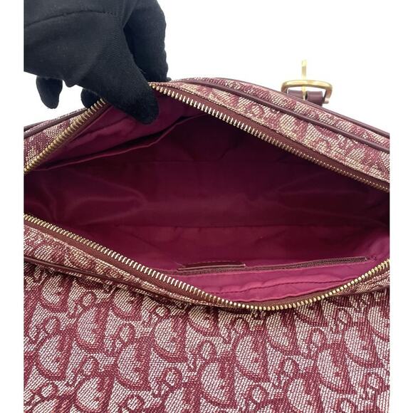 DIOR Red Oblique Shoulder Bag A-A7895 - Picture 7 of 10